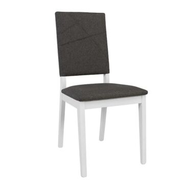 Трапезен стол FORN бяло/sawana_05 сиво  (007.011.0073)