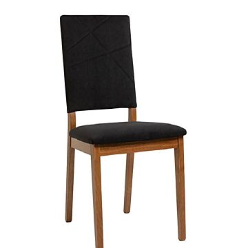 Трапезен стол FORN  дъб стирлинг/mavel_19 черно  (007.011.0074)