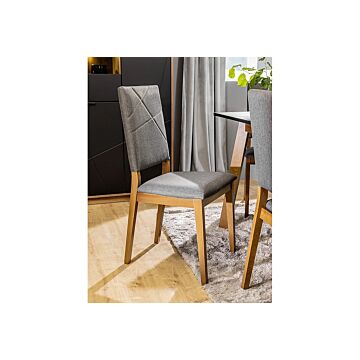 Трапезен стол FORN  дъб стирлинг/sawana_05 сиво  (007.011.0075)