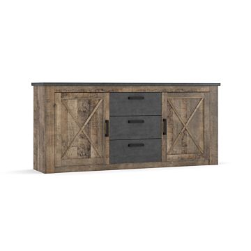 GEORGIA 2Д3Ш комод колониален дъб/матера  (089.004.0095)