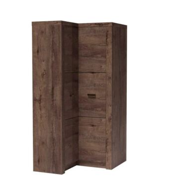 Ъглов гардероб INDIANAPOLIS I-14 (обратно на каталога)  тъмна пепел  (003.030.0063)