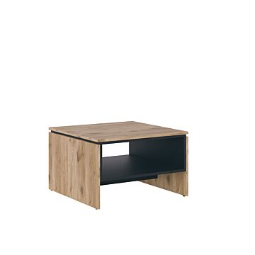 Холна маса MESTRE METT01 дъб викинг-черно/бял лак  (088.002.0056)