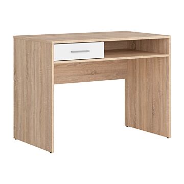 Бюро NEPO PLUS BIU1S корпус дъб сонома/фронт бяло  (020.004.0028)