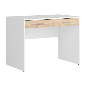 Бюро NEPO PLUS BIU2S корпус бяло/фронт дъб сонома  (020.004.0032)