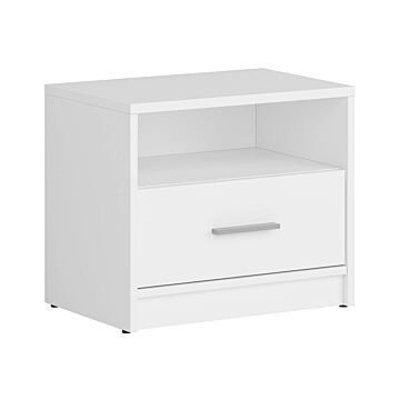 Нощно шкафче NEPO PLUS KOM1S корпус и фронт бяло  (020.004.0153)
