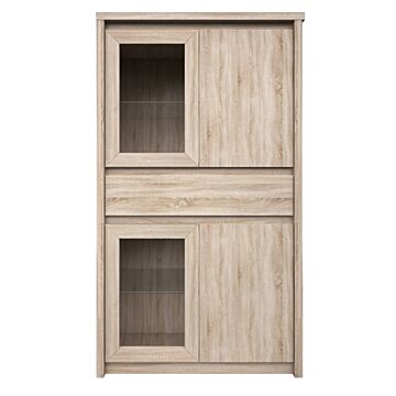 Витрина NORTON WIT 2D2W1S дъб сонома  (092.004.0015)