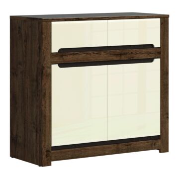 Скрин RUSO KOM2D2S корпус дъб април/фронт перлен лак  (023.006.0005)