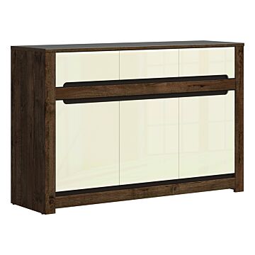 Скрин RUSO KOM3D3S корпус дъб април/фронт перлен лак  (023.006.0006)