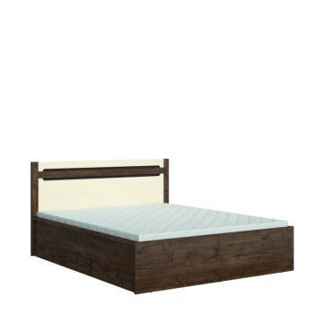 Легло RUSO LOZ/140/B дъб април/перлен лак  (023.006.0026)