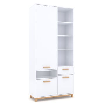 Етажерка STEKA 3D1S бяло/каменен дъб  (092.091.0015)