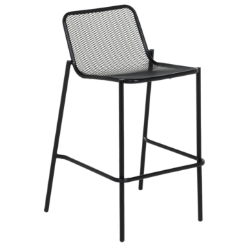 Метален кетъринг бар стол BAMA - черен (3535159)