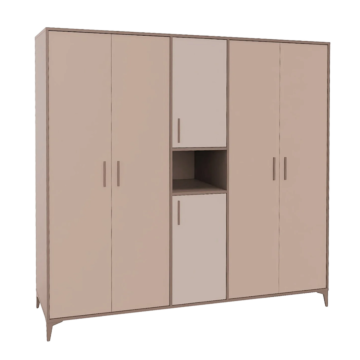 Петкрилен детски гардероб RIGA (3575316)