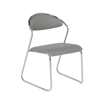 Посетителски стол 1145 - сив (3520974)