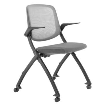 Посетителски стол AGNO - тъмносив (3520981)