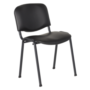 Посетителски стол Carmen 1131 LUX - черен (3520808)