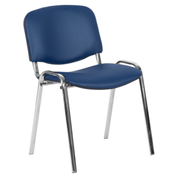 Посетителски стол Carmen 1135-1 LUX - тъмносин N (3520872_4)