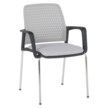 Посетителски стол Carmen 1138 CH - светлосив (3520901_3)