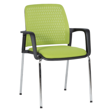 Посетителски стол Carmen 1138 CH - зелен (3520901_2)