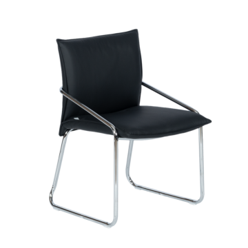 Посетителски стол Carmen 1144 - черен (3520968)