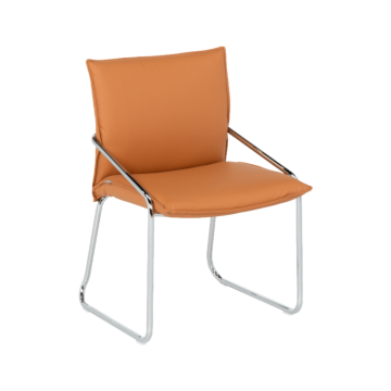 Посетителски стол Carmen 1144 - оранжев (3520972)