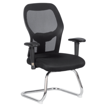 Посетителски стол Carmen 7620 - черен (3520723)