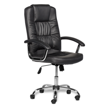 Президентски офис стол Carmen 6081 - черен (3520125)