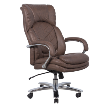 Президентски офис стол Carmen 6100 - кафяв (3520316)