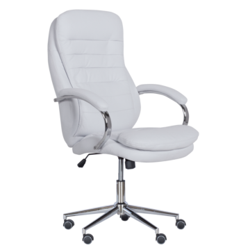 Президентски офис стол Carmen 6113-1 - бял (3520025_1)