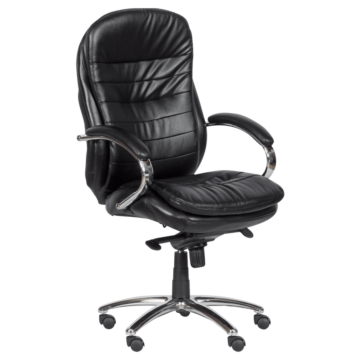 Президентски офис стол Carmen 6114 - черен (3520047)