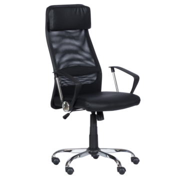 Президентски офис стол Carmen 6184 - черен (3520160)