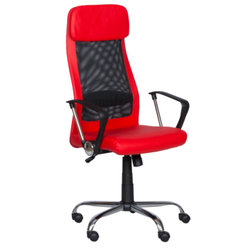 Президентски офис стол Carmen 6184 M - червен (3520162)