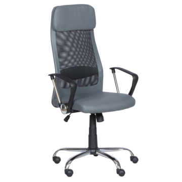 Президентски офис стол Carmen 6184 M - сив (3520161_1)