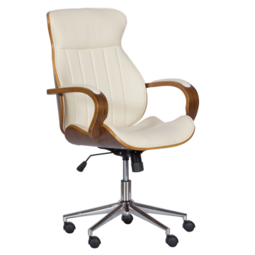 Президентски офис стол Carmen 6402 - орех-крем (3520059_1)