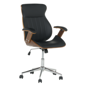 Президентски офис стол Carmen 6408 - орех-черен (3520066)