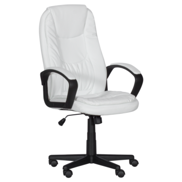 Президентски офис стол Carmen 6682 - бял  (3520104)