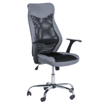 Президентски офис стол Carmen 7528 - сив (3520305)