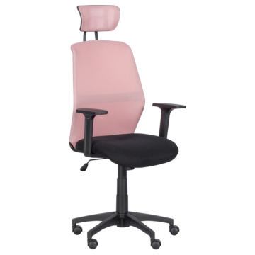 Президентски офис стол Carmen 7535 - розово - черен (3520344_2)