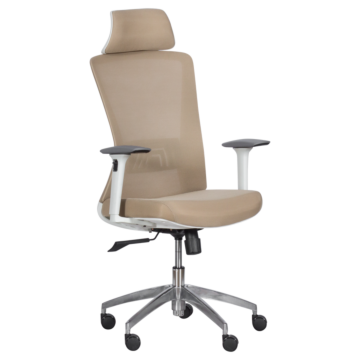 Ергономичен стол Carmen 7542 W - бежов (3520352)