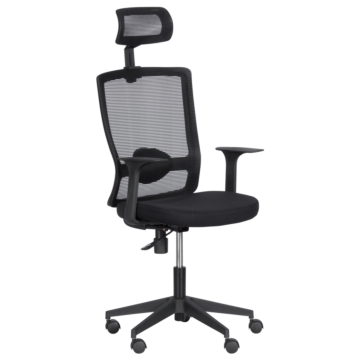 Президентски офис стол Carmen 7548 - черен (3520358)