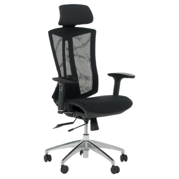 Ергономичен стол Carmen 7577 - черен (3520401)