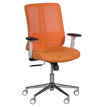 Президентски офис стол LORENA - оранжев (3520779)