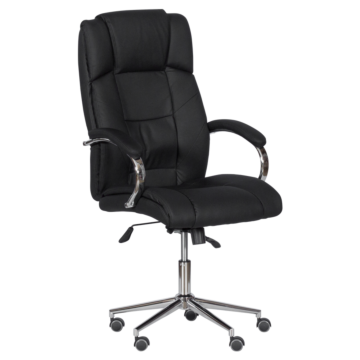 Президентски офис стол Carmen 6506-1 - черен LUX (3520715)