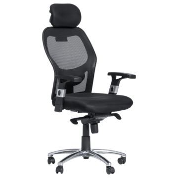 Ергономичен стол Carmen 7520 - черен (3520244)