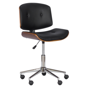 Работен офис стол Carmen 6403 - орех - черен  (3520060)