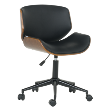 Президентски офис стол Carmen 6409 - орех-черен (3520067)