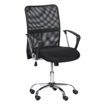 Работен офис стол Carmen 6591-1 - черен (3520247_1)