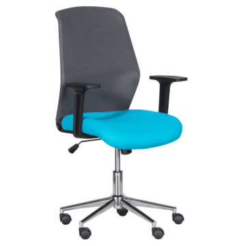 Работен офис стол Carmen 7047-1 - сив-син (3520387_4)