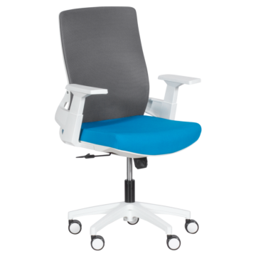 Работен офис стол Carmen 7547 - син-сив (3520357_1)