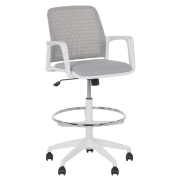 Работен офис стол Carmen 7556 W - светлосив (3520377)