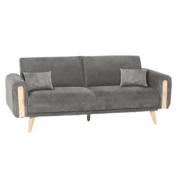 Разтегателен диван - тройка GOMA - сив Е13 (3551529)